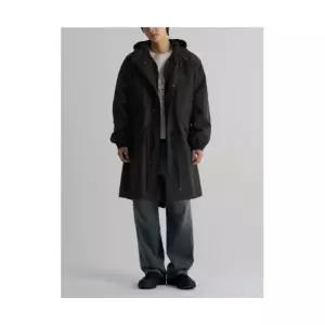 매장정품 8SECONDS 에잇세컨즈 라이너 디테쳐블 피시테일 후드 롱 재킷 블랙 456339SSA5 1393798