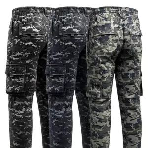 2장세트 유니미스 남성 국방 패턴 신축성 카고바지 건빵 간절기 작업복 팬츠