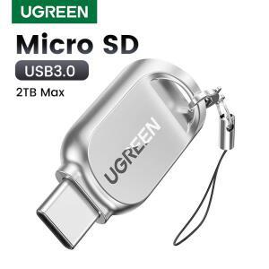 UGREEN USB-C 마이크로 SD TF 카드 OTG 어댑터 노트북 PC 태블릿 폰 윈도우 맥OS USB3.0 메모리 리더