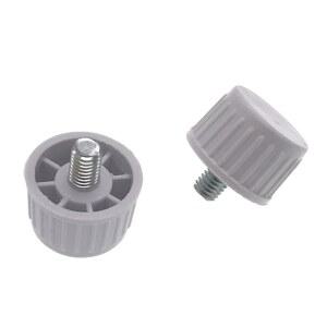 호환 높이 조절 가능한 나사 막대 바닥 발 패드가있는 2PCS 냉장고 냉동고 발판 방습 테이블 의자 다리 홀더