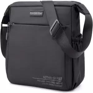 중닝이펑 남성용 숄더백 나일론 메신저백 크로스바디 지갑 여행 업무용 방수 경량 야외용