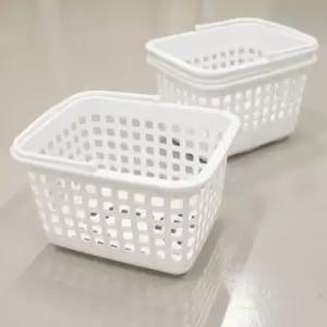 사각 피크닉 정리 수납 바구니 바스켓