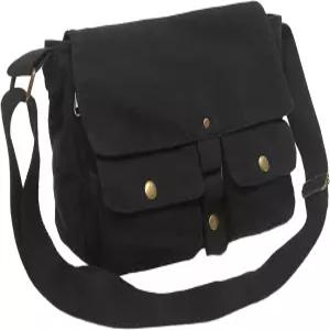 남성용 빈티지 캔버스 메신저백 크로스바디 숄더백 사첼 핸드백