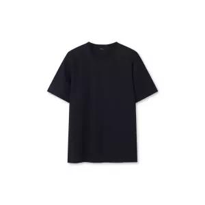 TOPTEN 공용) 리넨혼방 베이직 반팔 티_MSF3TS3905