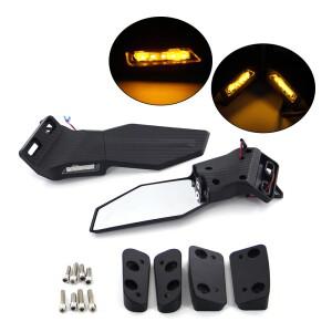 [호환품]범용 바이크 오토바이 미러 스쿠터 전기 자전거 백미러 자동차 후면 볼록 6mm 한 쌍당 2 개