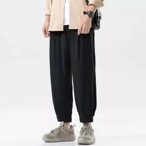 [하프클럽/]핀턱 남성 세미 와이드 9부 팬츠 ON-PTA-QWFN1025