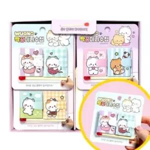 [문구/오피스] 큐티 메모장 20개 캐릭터 수첩 아동 필기도구 선물