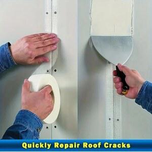 호환 1롤 30M 유리 섬유 자가 접착 메쉬 테이프 벽 균열 수리 단열 장식 메쉬 심 테이프