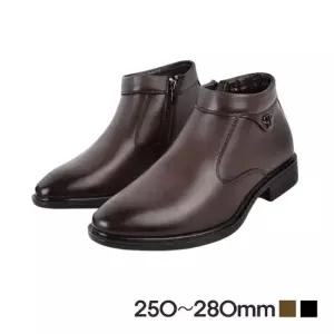 가볍고 편안한 남성 하이탑 소가죽부츠 캐주얼 신사화 방한화 남자첼시부츠 남자부츠