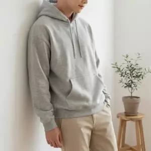 [라일리의류] Rly 커플 데일리 무지 기모 후드티 긴팔 티셔츠 여성