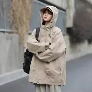 [라일리의류] Rly 남성 여성 루즈핏 빅사이즈 바람막이 야상 점퍼