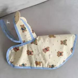 [반려] 강아지 1P 비옷 옐로우 망토 캡모자 곰돌이 우비