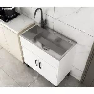 소형 싱크대 스테인리스 싱글볼 미니 워크탑 원볼 주방 씽크볼 간이 사무용