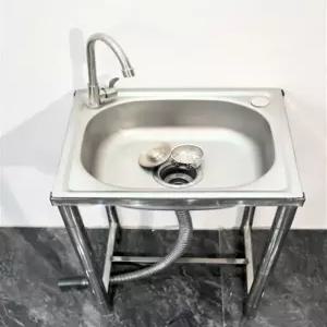 소형 싱크대 미니 주방 이동식 조리대 부엌 탕비실 보조 세면대