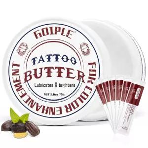 타투 애프터케어 밤 2.6온스 - 과정 전후에 버터 포뮬러가 함유된 필수 용품 새로운 오래된 위한 힐링 크림