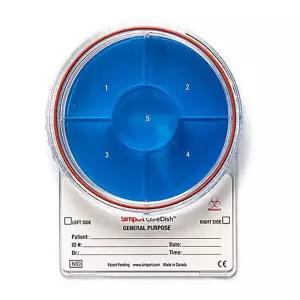 Simport M970-D5 코어 접시 생검 용기 5개의 구획 미리 채워진 0개(10팩)