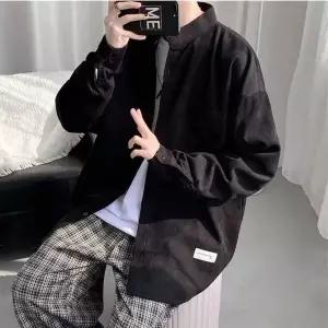 [셀러에이드]남자 코듀로이 반하이넥 셔츠 아우터 골덴남방 4컬러