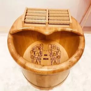 편백나무 족욕기 히노끼 발찜질 나무통 발욕 힐링 온천