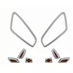 [CAR] 레버 커버 몰딩 송풍구 시트 튜닝 스티커 크롬 SM6