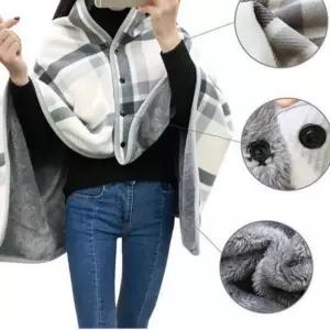 극세사담요소형 따뜻한극세사어깨담요 똑딱이담요 귀여운담요