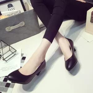 펌프스 가을구두 여성구두 슬링백 미들 웨지힐 구두 정장구두
