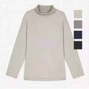 [뱅뱅]공용 솔리드 밑단트임 터틀넥 티셔츠 (NTK658)_KG