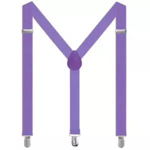 성인 멜빵 어른 얇은 어깨 집게멜빵 퍼플