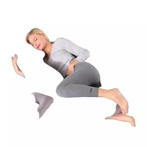 바디 베개 커버 헤더 그레이 긴베개 임산부용 바디필로우