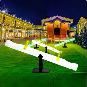 발광 시소 led 공원 충전식 글램핑 카페 포토존 놀이터 야외 장식 조명