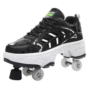 플라이힐 바퀴달린 신발 슈즈 스케이트 롤러 인라인 탈착식 운동화 롤러슈즈 바퀴달린신발