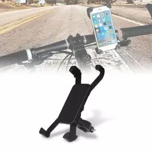 [셀러에이드]자전거 회전식 원터치 핸드폰 휴대폰 핸들 거치대