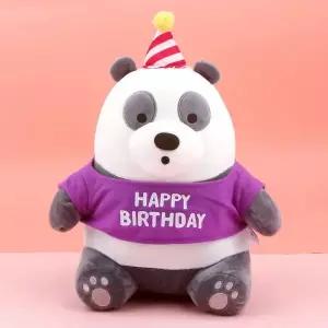 위베어베어스 시팅 생일 (판다) 캐릭터 봉제인형