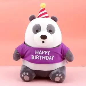 위베어베어스 시팅 생일 (판다) 캐릭터 봉제인형