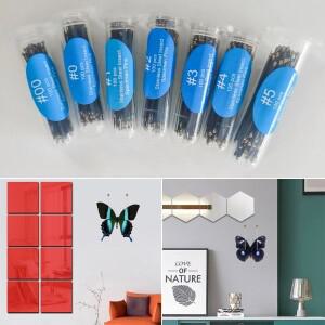 호환 스테인레스 곤충 핀  튜브 표본 학교 실험실 교육 액세서리  바디 해부 바늘  100 개