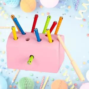 소근육발달 알록달록 상자속 자석 애벌레 잡기 행복완구 호기심자극 유아템