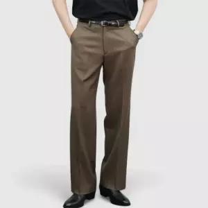 [옷자락]남자 정장팬츠 세미부츠컷 레직기 오피스룩 수트 바지