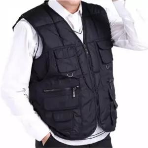 [옷자락]남자 조끼 FW 야외작업 캠핑 주머니 방한 조끼