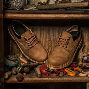 비에스큐티바이클래시 576 앵클 투톤 키높이 더비 로우 워커 브라운 - brown 603561