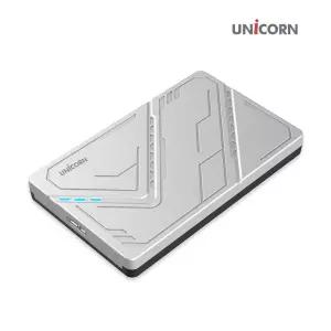 유니콘 USB3.1 케이블포함 2.5인치 외장하드케이스 원외장 SSD 디스크