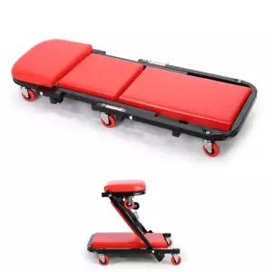 자동차 정비소 하부 슬라이드 작업 수리 도구 차량 카센타 등받이