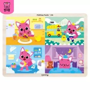 핑크퐁 24피스퍼즐 즐거운하루 (P316)유아 아이 그림 아기상어 조카선물 소근육발달 교구 장난감 완구