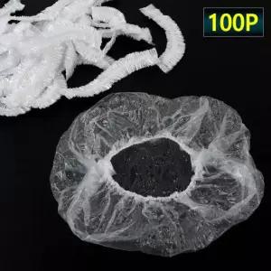 헤어캡 일회용 100P 1회용 비닐 PWD2F1D7