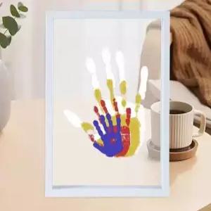 손바닥 액자 핸드프린트 diy 추억 친구 가족 손도장