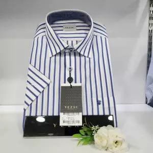 [예작]예작 YJ3MBR210면혼방 구김걱정없고 세련된 빅스트라이프 일반핏 반팔셔츠_SC