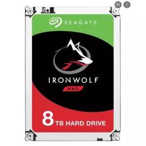 씨게이트 아이언울프 하드디스크 검은색 ST8000VN004