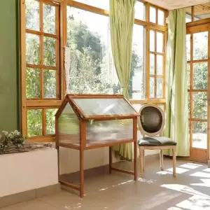 온실장 하우스 식물 반벽 베란다 농막 조립식 창고