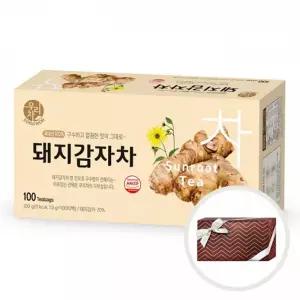 송원돼지감자차 무배수제선물포장 송원 돼지감자차대용량 돼지감자차 100티백 돼지감자차티백