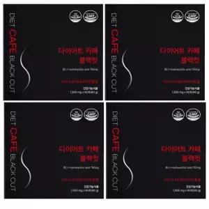 [단비] 올바른 블랙컷 커피맛 60포 x 4개