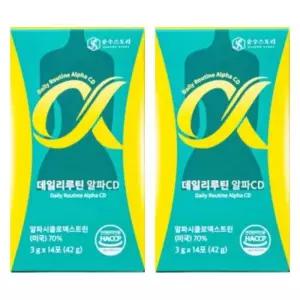 [단비] 데일리루틴 알파CD 알파시디 14포 x 2개