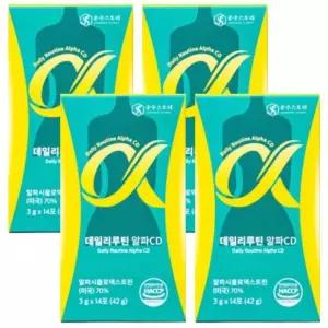 [단비] 데일리루틴 알파CD 알파시디 14포 x 4개